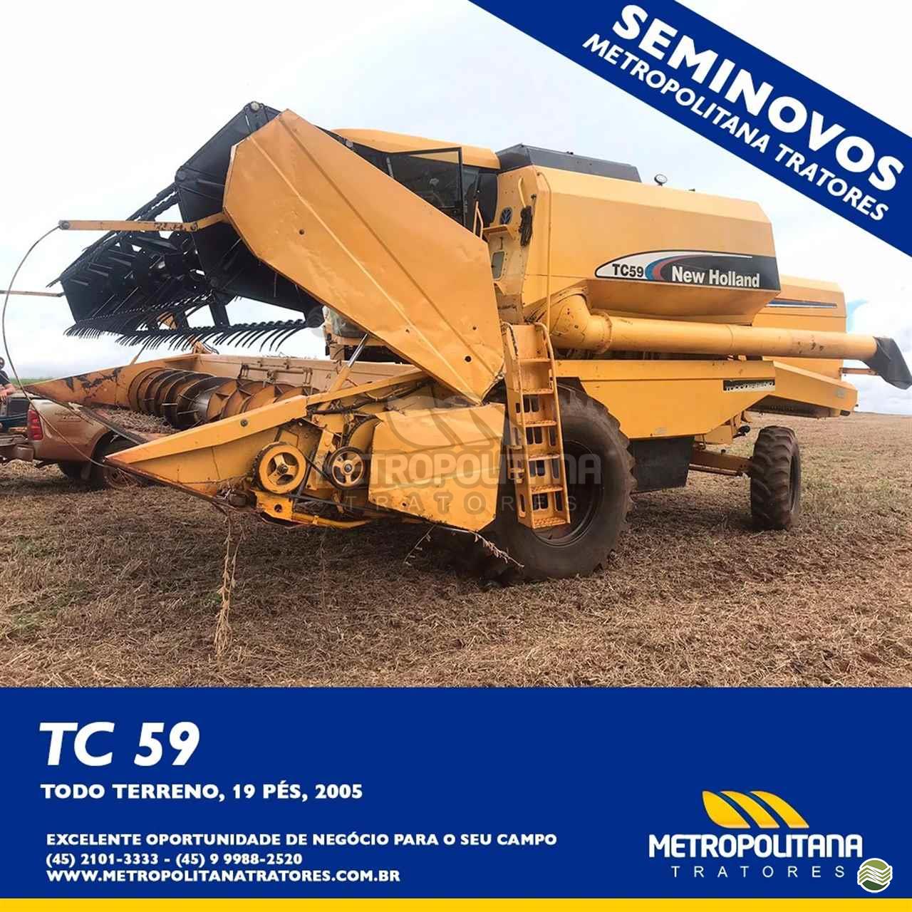 COLHEITADEIRA NEW HOLLAND TC 59 Metropolitana Tratores - New Holland CASCAVEL PARANÁ PR